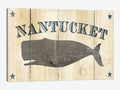Nantucket Whale Print Canvas Art G5234