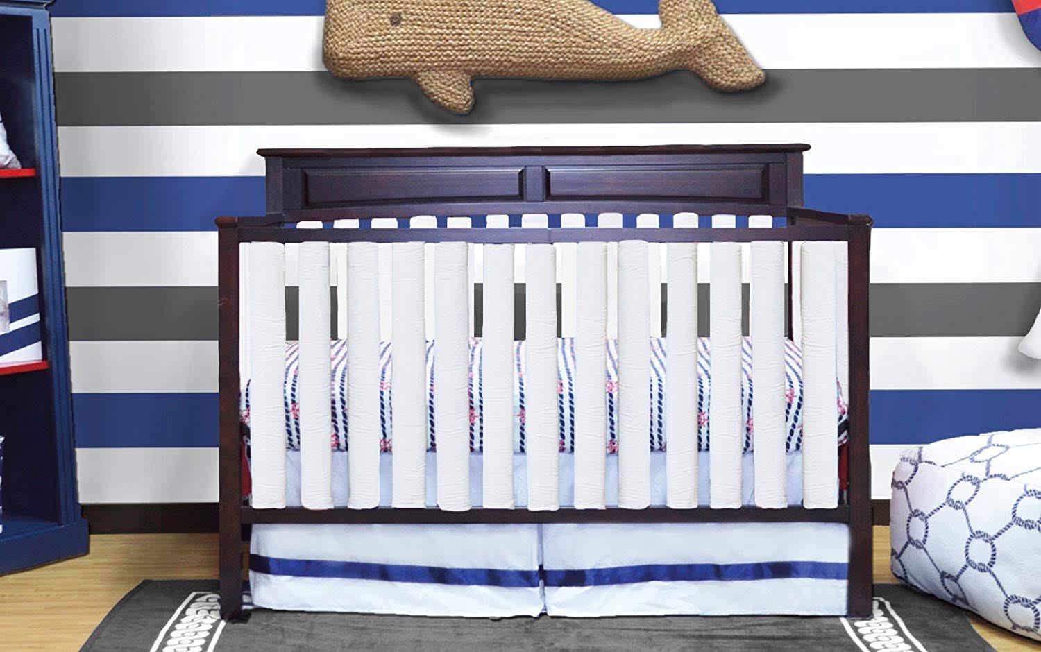 24-Pack Pure Safety Vertical Crib Liners in True White M850112