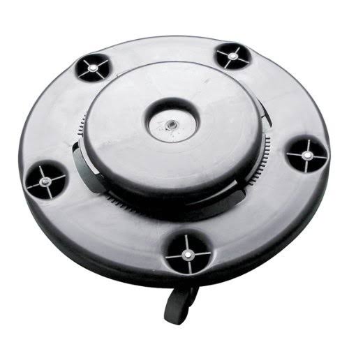Black 5 Caster Trash Can Dollies (Pack of 3) B115486