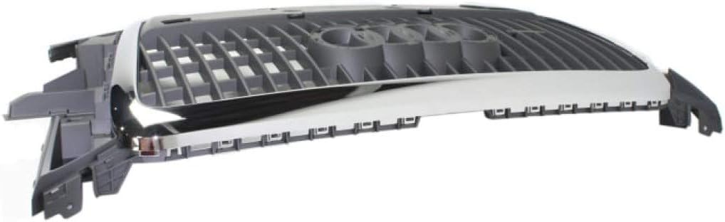 Chrome Shell Grille Assembly with Primed Gray Insert for Audi Q5 S422