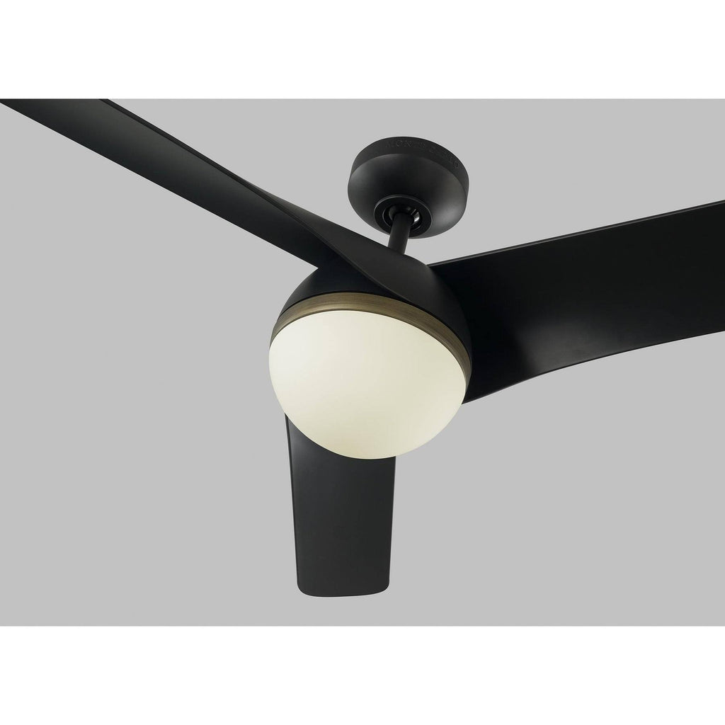 Chrome LED Ceiling Fan B5034