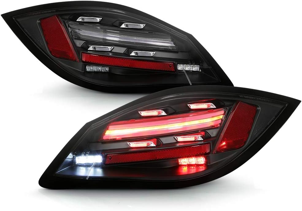 Black Smoked LED Sequential Signal Tail Lights Set O579737