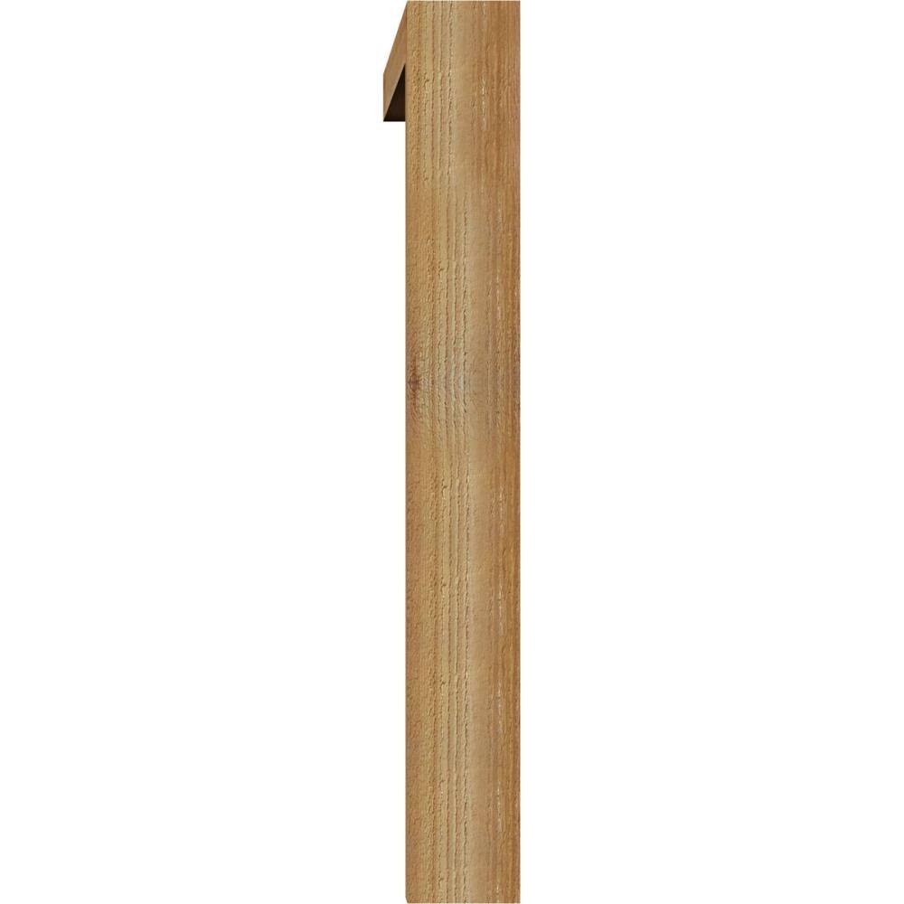 Rough Sawn Bracket with Offset Brace, Western Red Cedar B6097