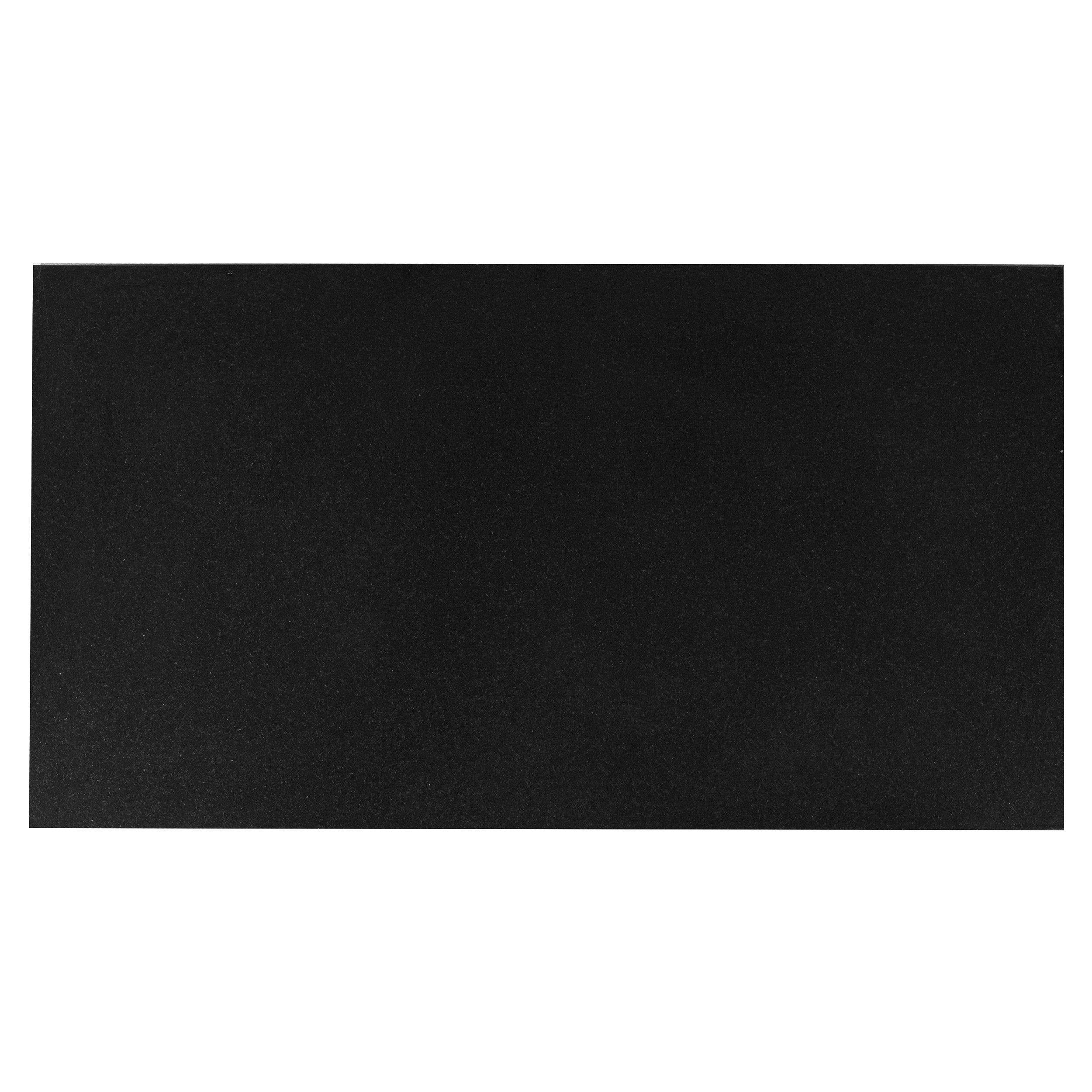 Absolute Black Honed Granite Tile, 12 x 24, 3/8 inch Thick V816