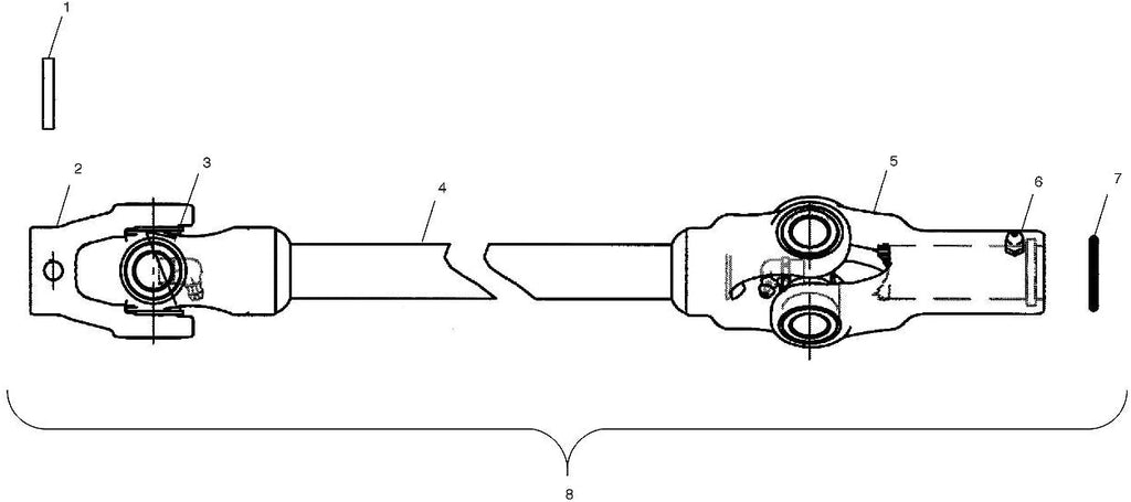 Front Gearcase Yoke, Pack of 2 Y371