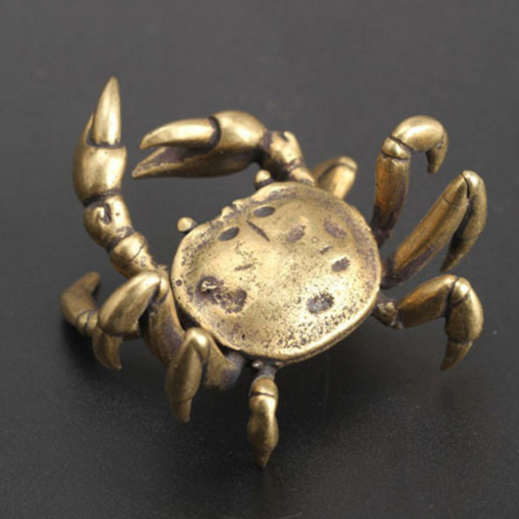 Solid Copper Crab Miniature Figurines L36740