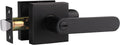 Matte Black Privacy Door Handle Lever, Pack of 6 M59741