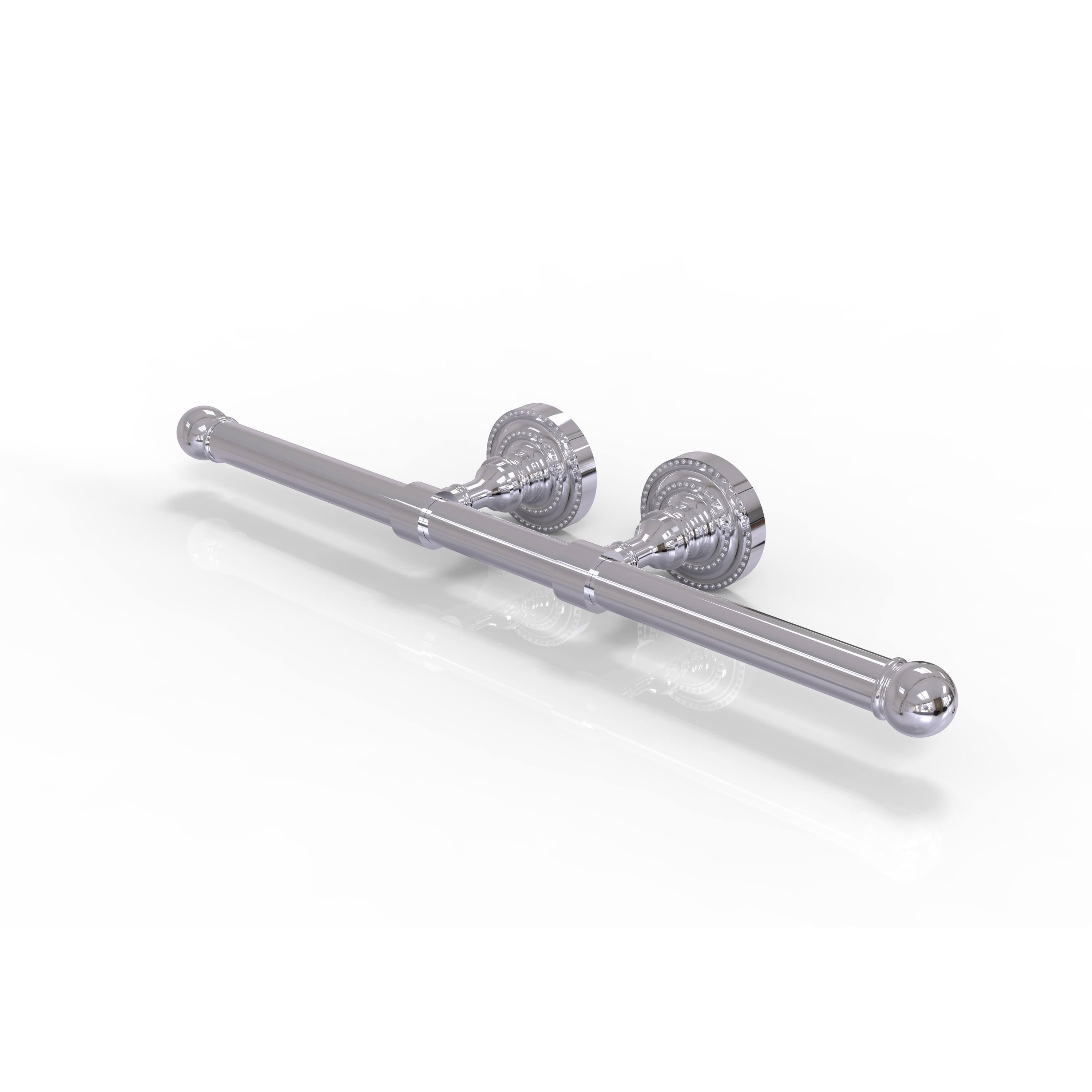 Polished Chrome Double Roll Toilet Tissue Holder E84237