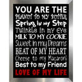 Framed Textual Art C25956