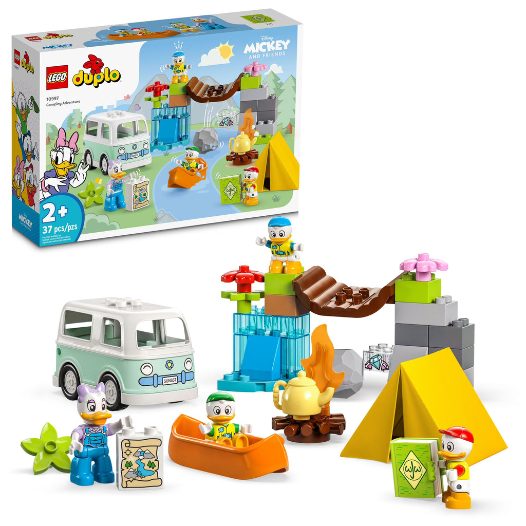 LEGO DUPLO Disney Mickey and Friends Camping Adventure 10997 Toddler Building Toy Set T877185