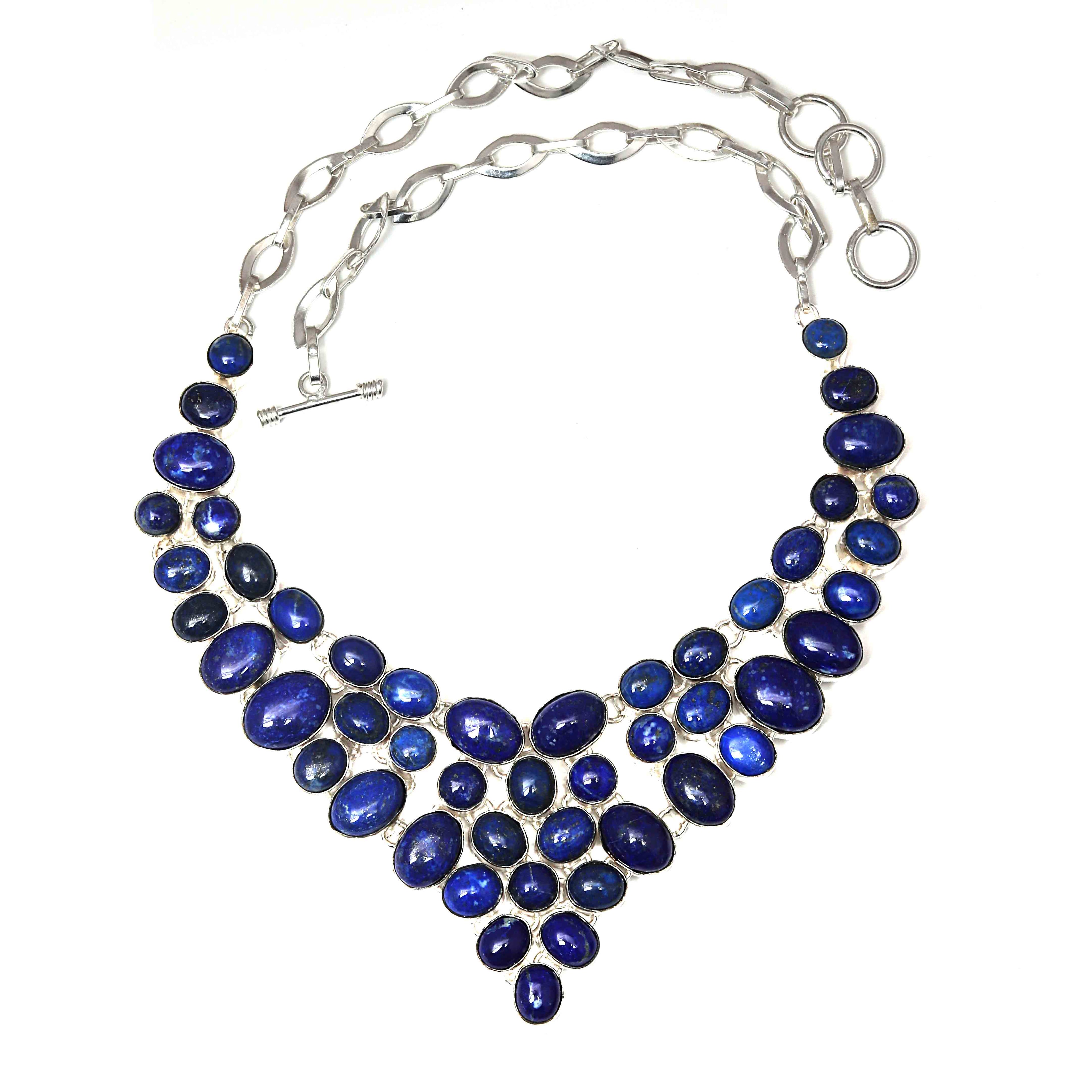 Lapis Lazuli Cabochon Gemstone Necklace S512040