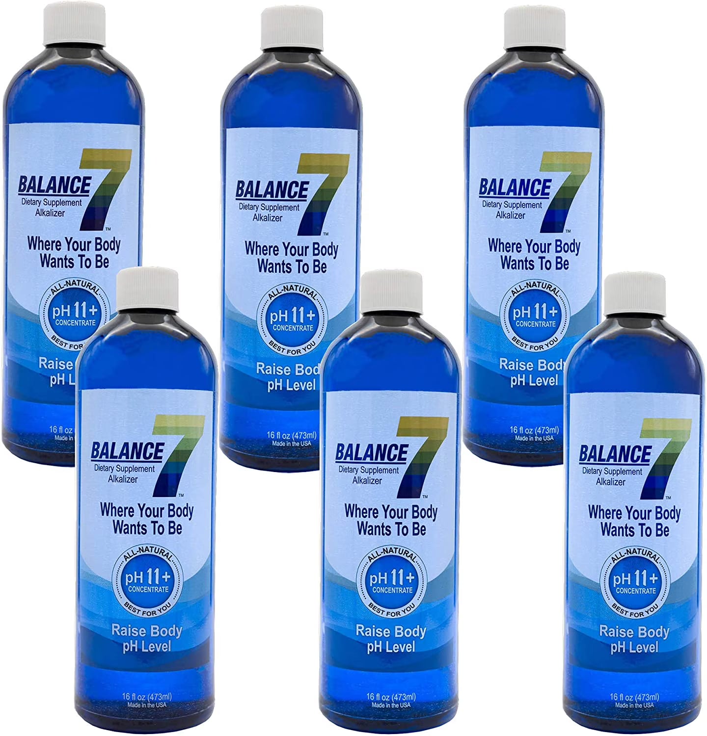 11+ pH Alkalizing Concentrate Mineral Liquid (16 fl oz, 6 Bottles) K335