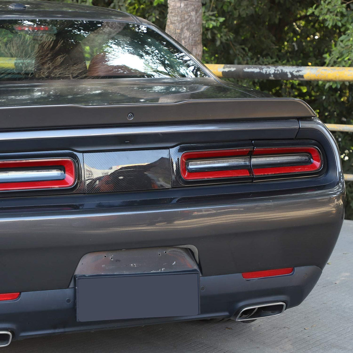 Carbon Fiber Grain Taillight Cover Trim Accessories Pack of 2 R52625