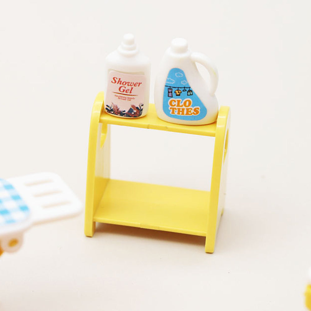 1:12 Mini Dollhouse Washing Machine Vacuum Cleaner Laundry Room Set Play Toys Z3672