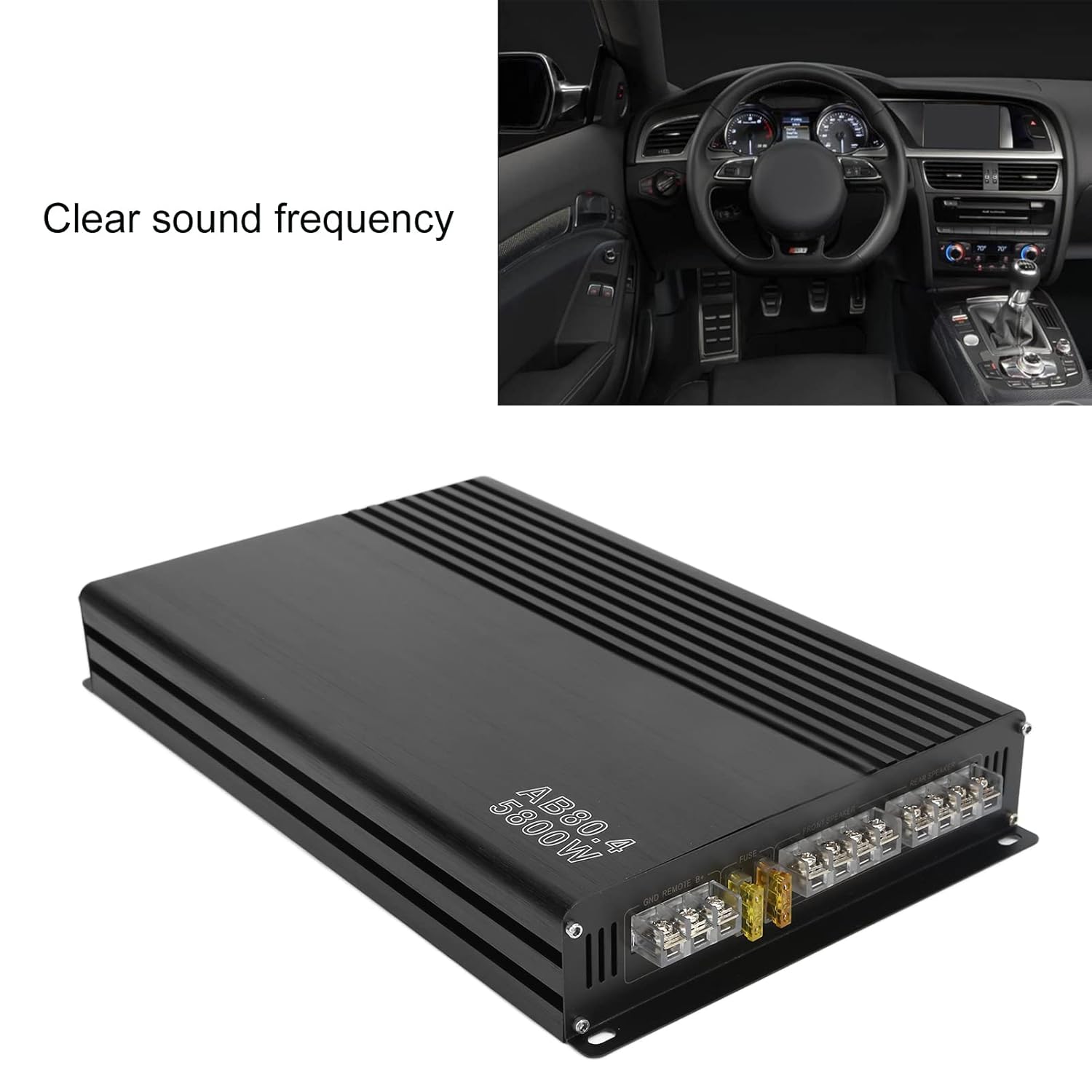 5800W 12V Weatherproof 4 Ohm Car Audio Amplifier L854606