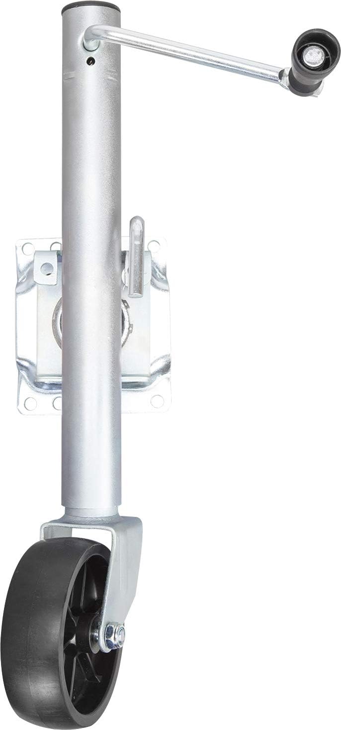 Silver Pack of 2 Swivel Trailer Jack D39874