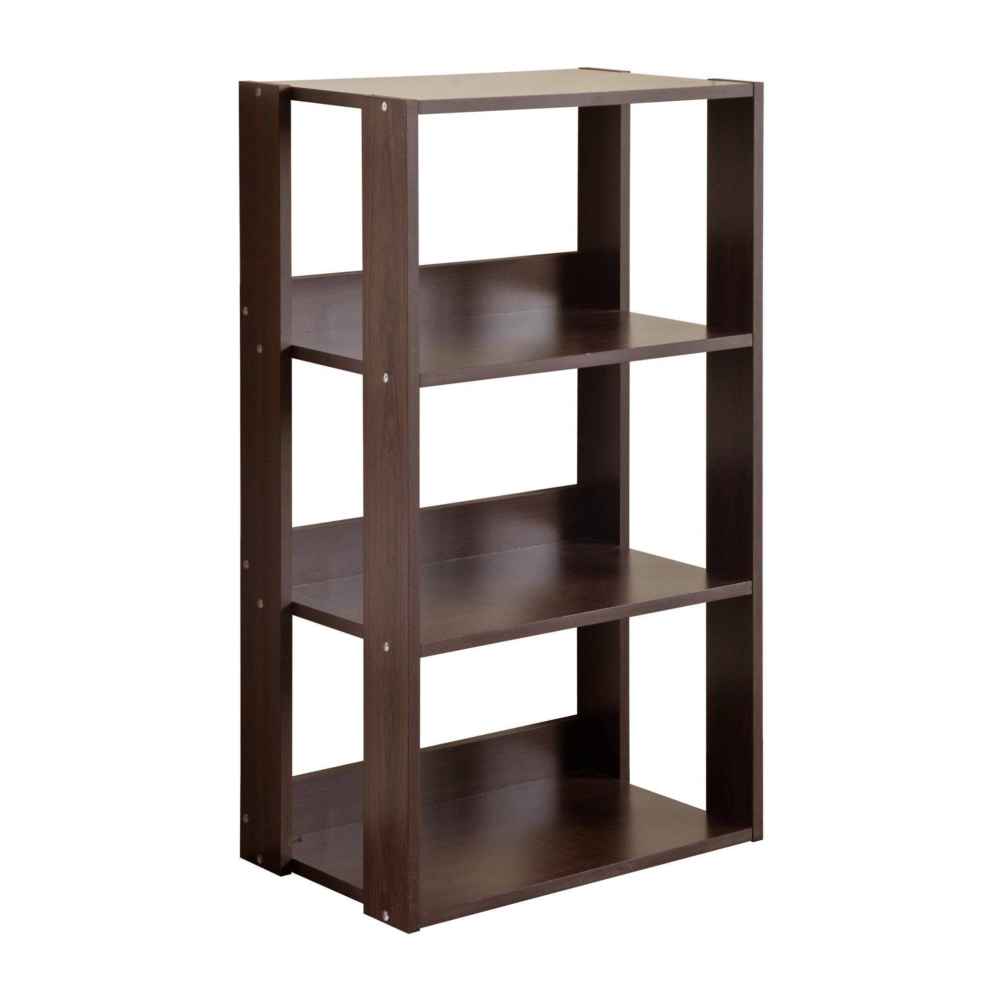 Classic Cherry Finish 3 Shelf Bookcase N77025