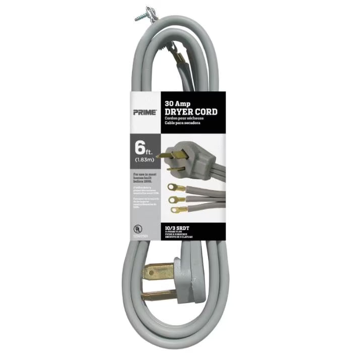 3 Pack 30 Amp 3-Wire Dryer Cord B360327