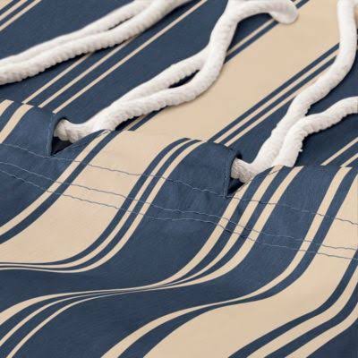 Heather Fern Green Stripe Hammock with Steel Stand Z409