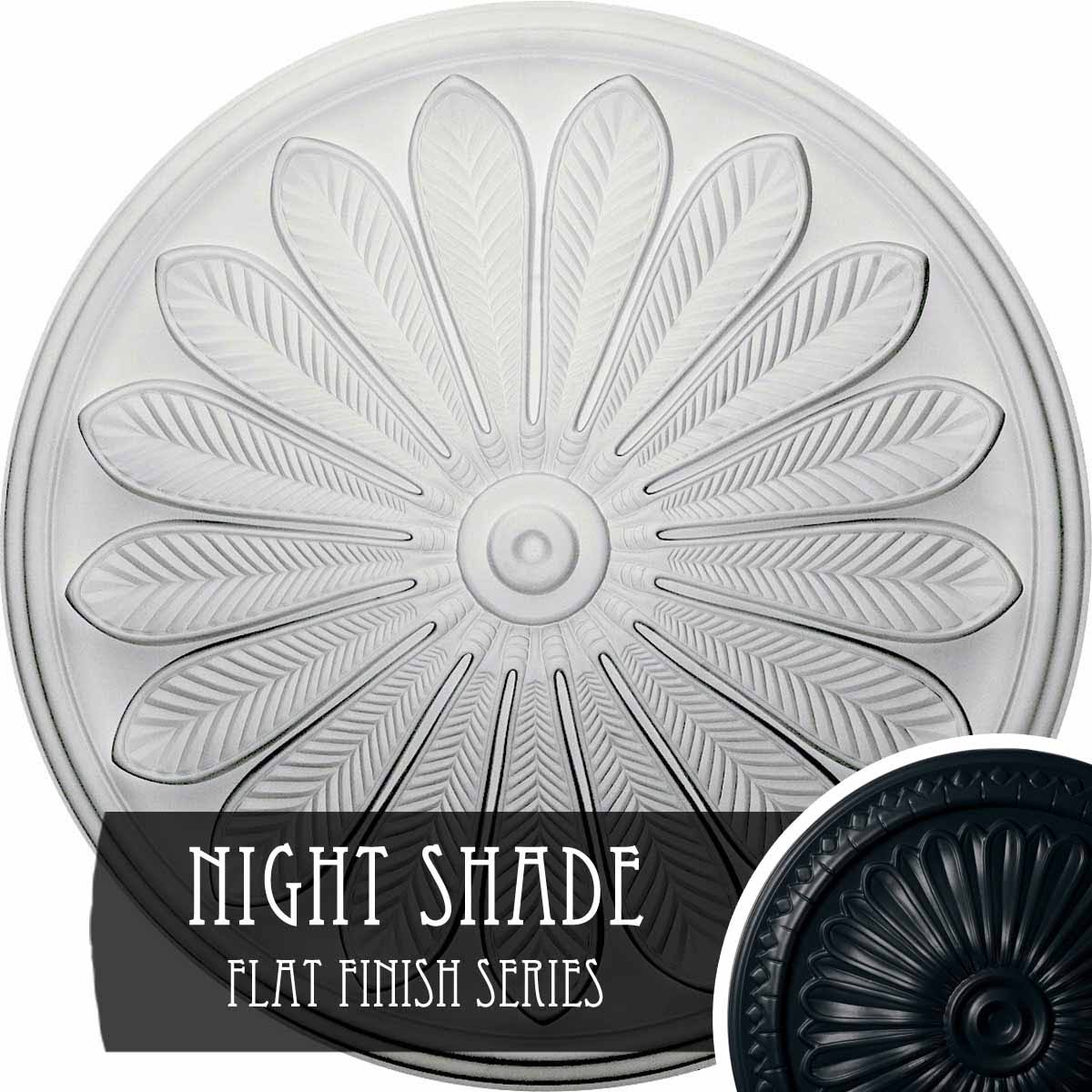 25 1/2 inchod x 5 1/2 inchp Brontes Ceiling Medallion T898
