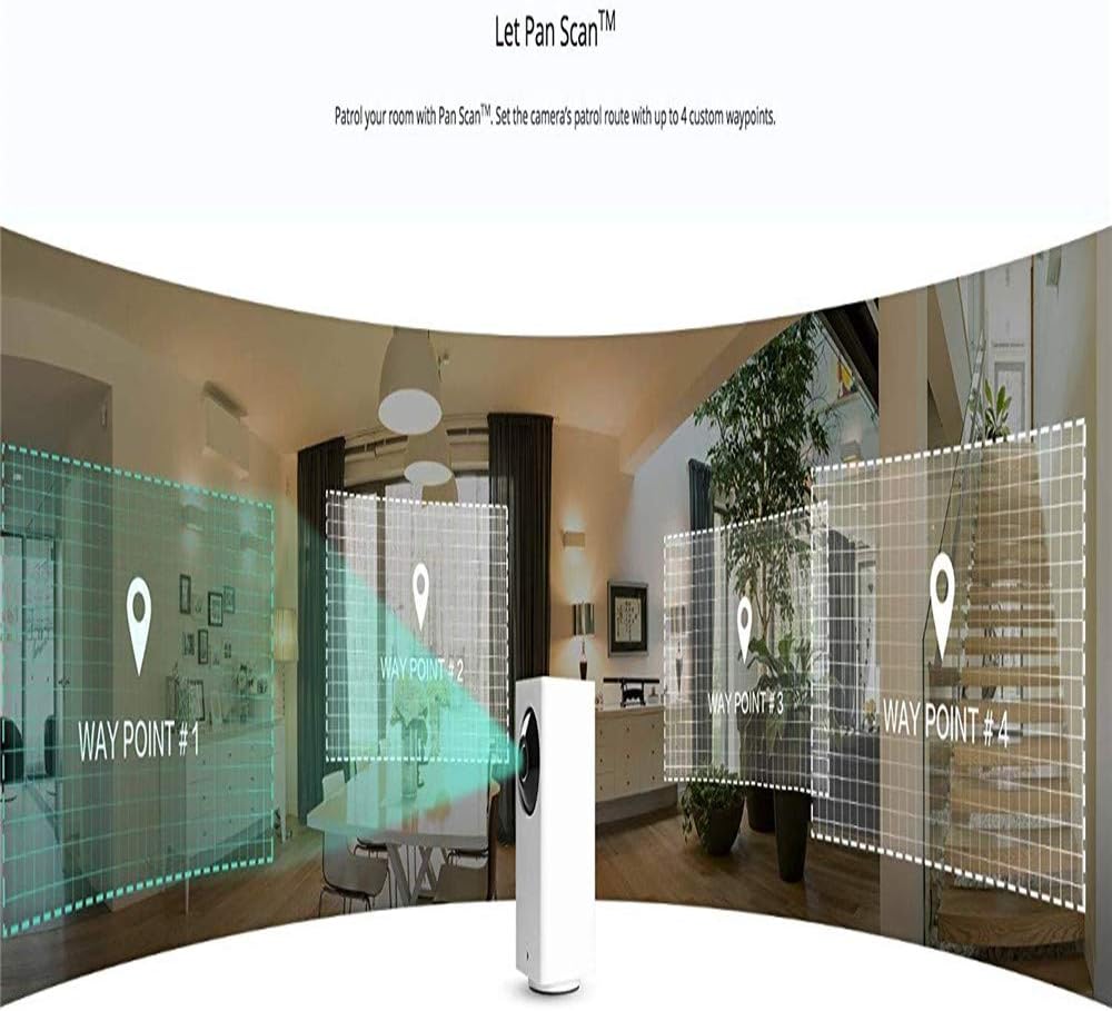 1080p Pan/Tilt/Zoom Wi-Fi Indoor Camera with Night Vision, 2-Way Audio, Pack of 2 G54385