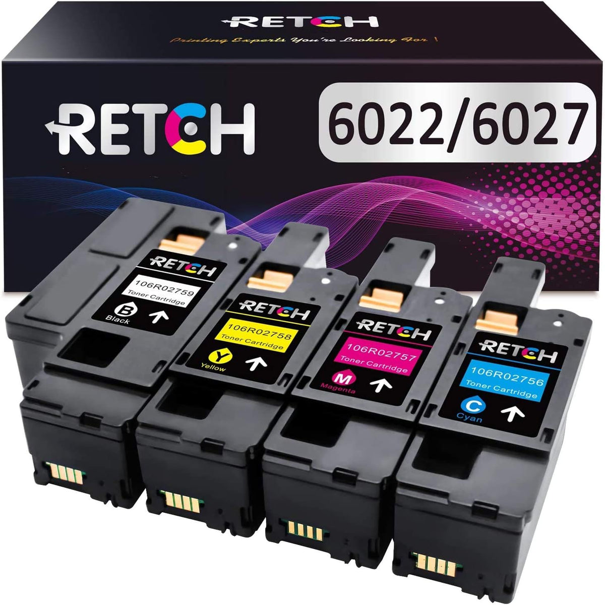 4 Pack Toner Cartridge Black Cyan Magenta Yellow K896