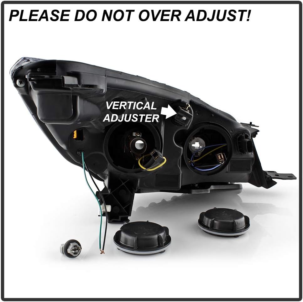 Black Projector Headlights Headlamps B411