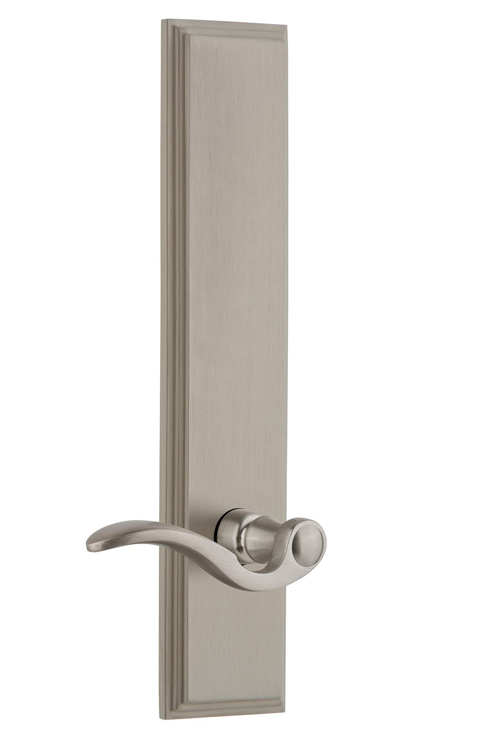 Satin Nickel Tall Plate Lever S579829
