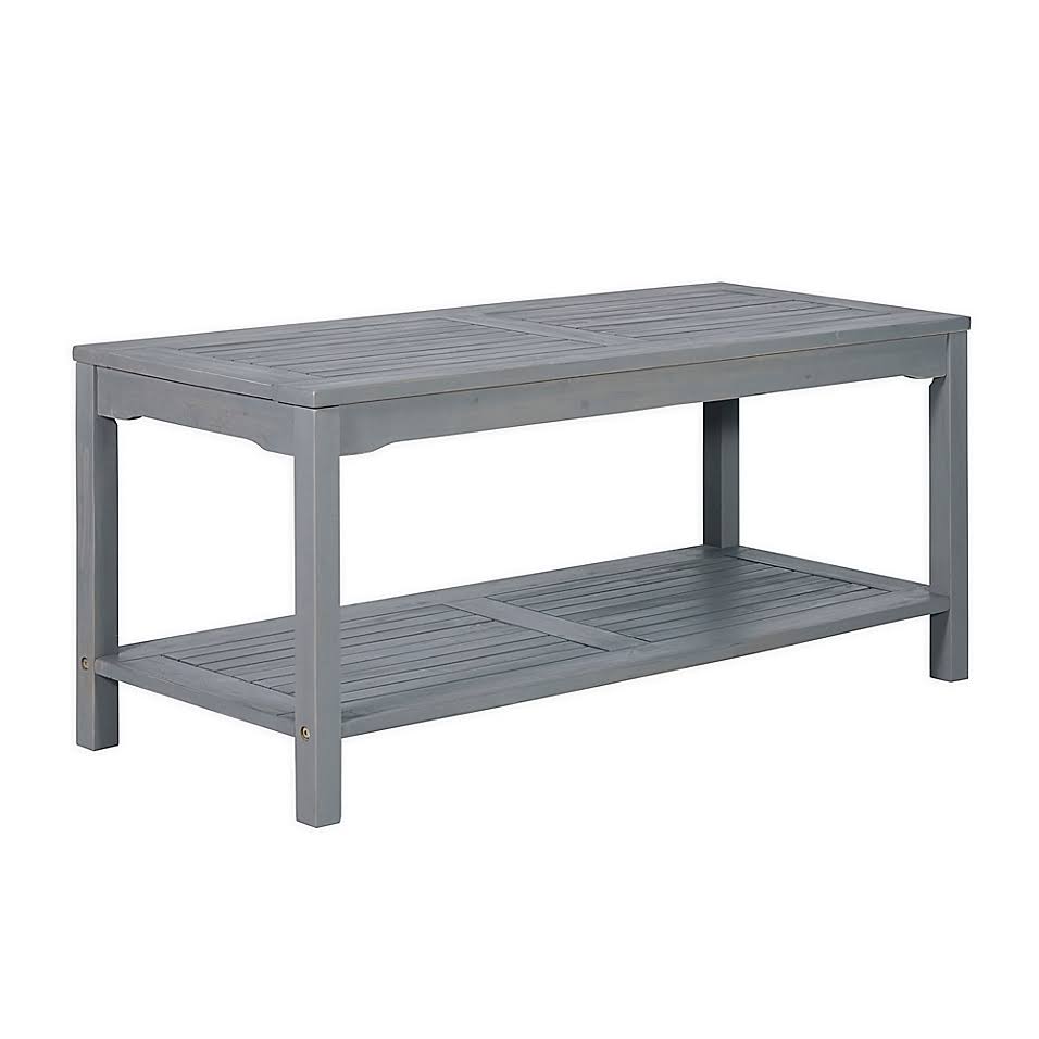 Grey Wash Acacia Outdoor Coffee Table H64264