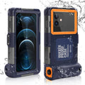 Waterproof Protective Case for Phones Up to 6.9 Inch with Lanyard A789