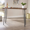 Industrial Faux Live Edge Rectangular Bar Table H1275