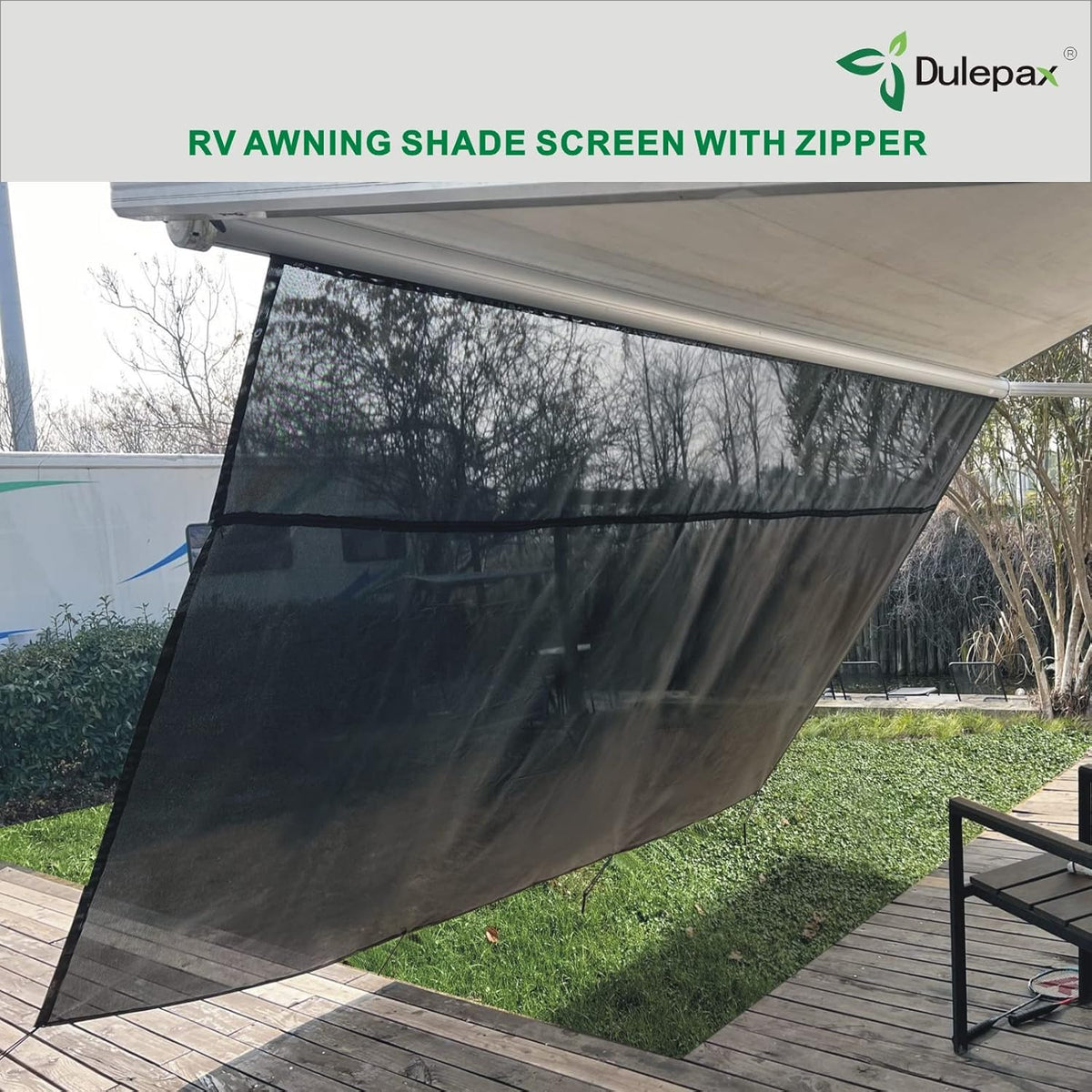 RV Awning Shade Screen 8'X10'3'' with Zipper H56543