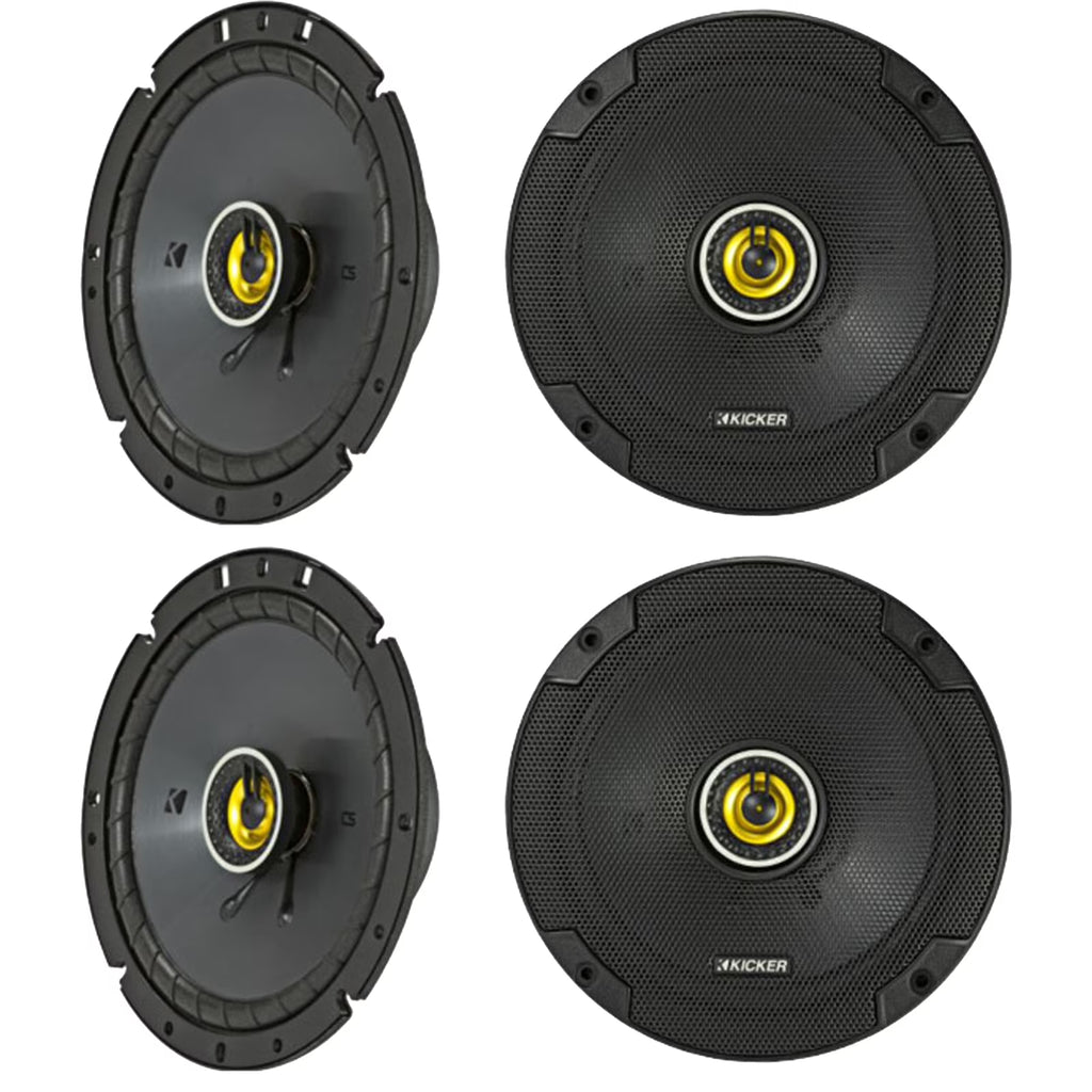 4 6.75" 300W 4-Ohm Coaxial Car Speakers N275
