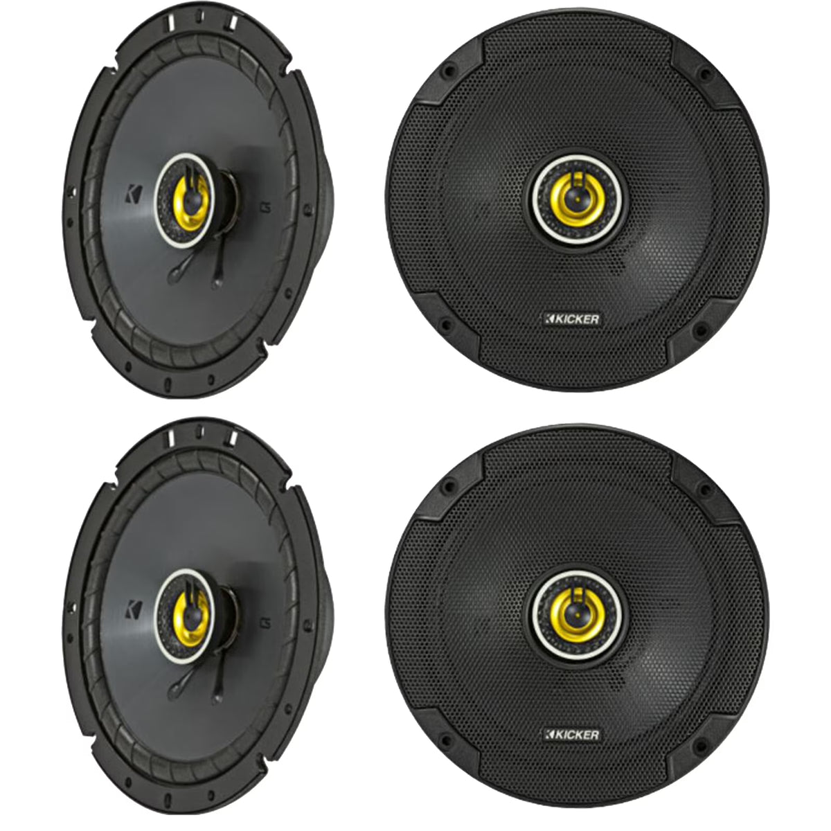 4 6.75" 300W 4-Ohm Coaxial Car Speakers N275
