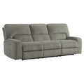 Mocha Chenille Power Double Reclining Sofa Q125552