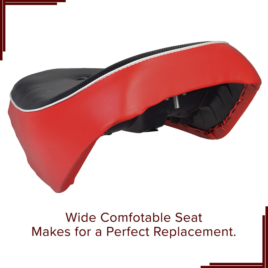 Black & Red Seat for Baja MB165 & Falcon Mini Bikes A296511