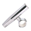 Polished SS Adjustable Clamp-On Rod Holder J983626