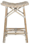 Natural Washed Wicker Bar Stool Q79868