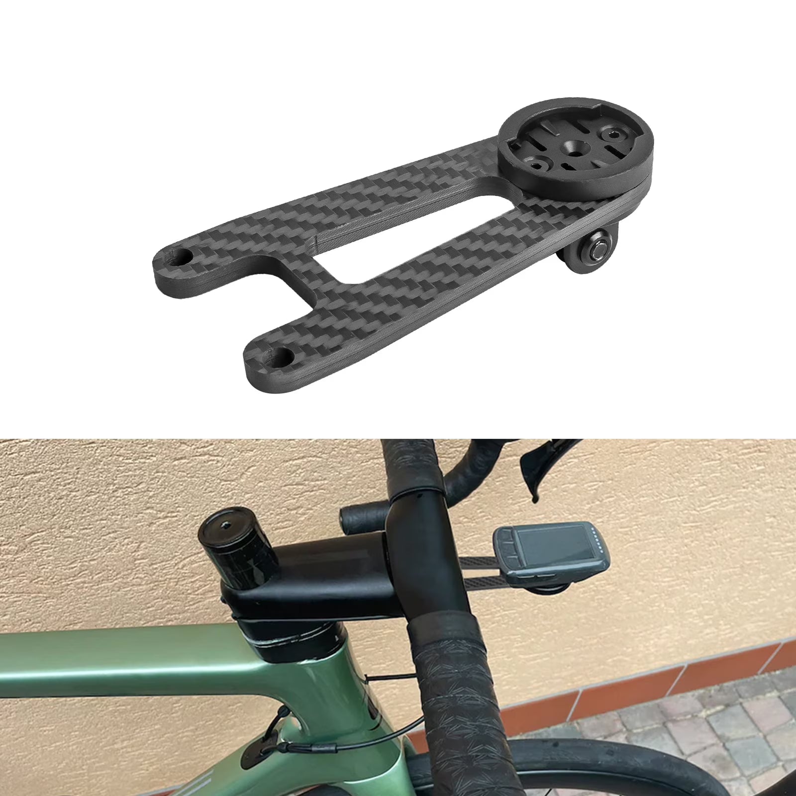 Carbon Fiber Computer Mount Holder W3912