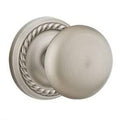 Pewter Double Dummy Door Knob with Rope Rose B56468