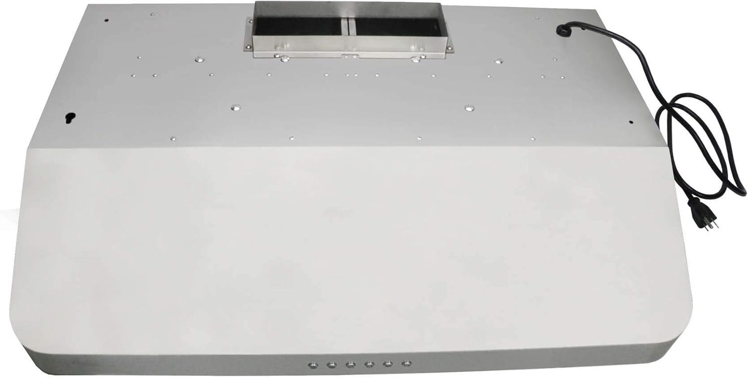 Rectangle Vent Range Hood with LED Lights J959818