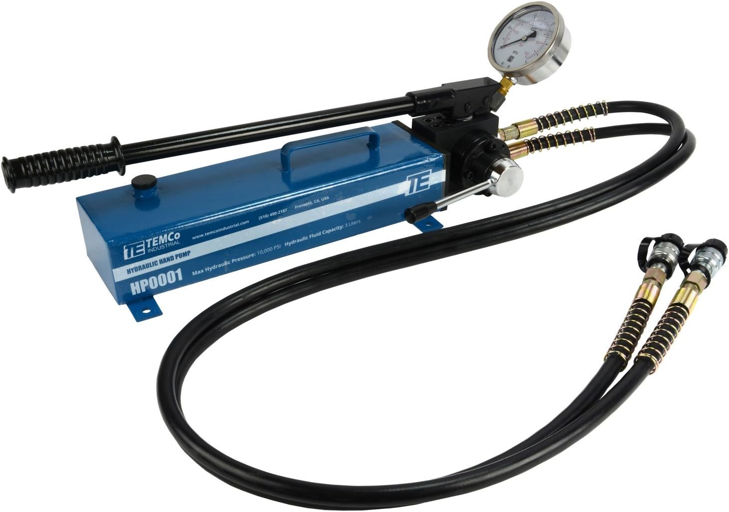 Electric Hydraulic Pump Power Pack Unit 2 Stage Double Acting 110v 10k psi 488 Cubic in Capacity W19299