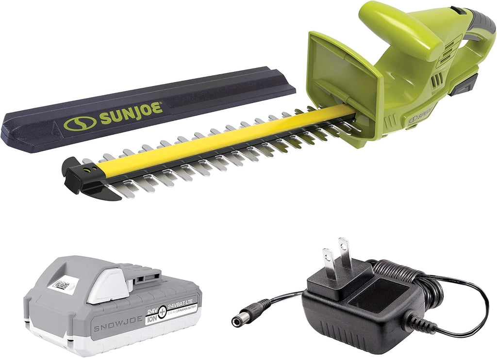 24V Cordless Handheld Hedge Trimmer Kit with 2.0 Ah Battery and Quick Charger, Pack of 2 Q4738