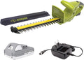 24V Cordless Handheld Hedge Trimmer Kit with 2.0 Ah Battery and Quick Charger, Pack of 2 Q4738