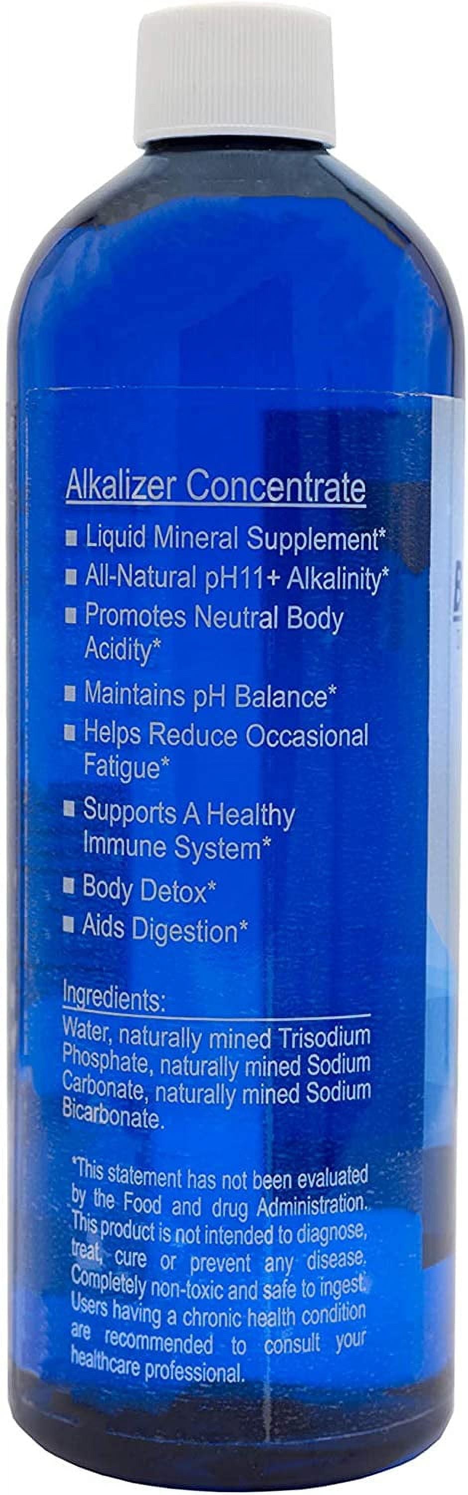 11+ pH Alkalizing Concentrate Mineral Liquid (16 fl oz, 6 Bottles) K335