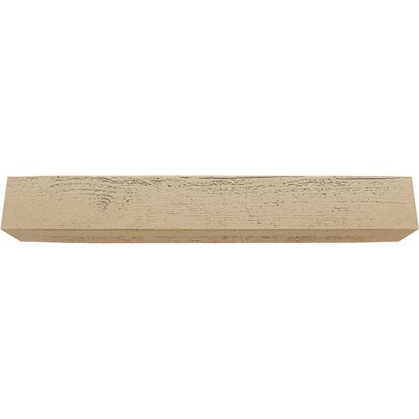 6x22W x 6x22H x 10&L 3-Sided Rough Sawn Faux Wood Ceiling Beam V616995