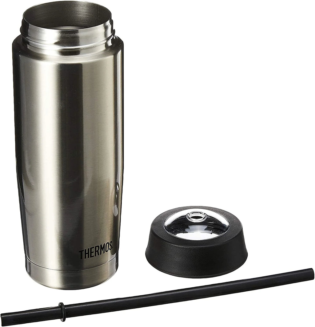 16 oz Vacuum Insulated Stainless Steel Cold Cup with Straw V822724