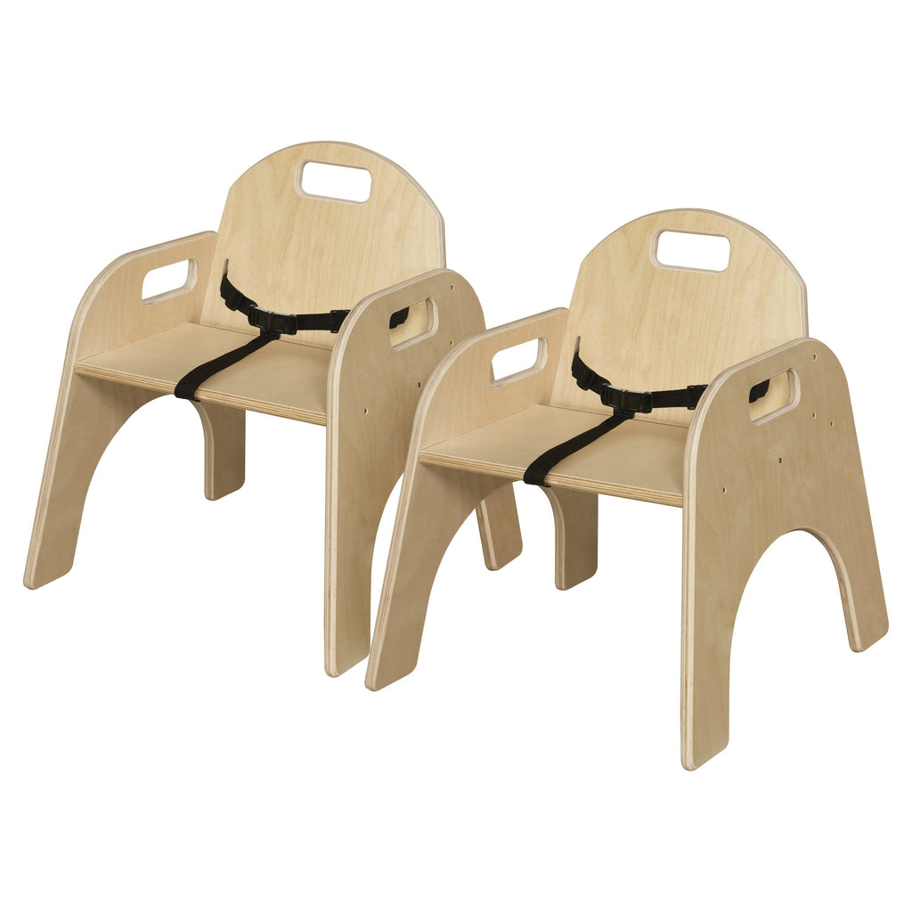 Set of 2 Woodie Chair with Belt Strap G113