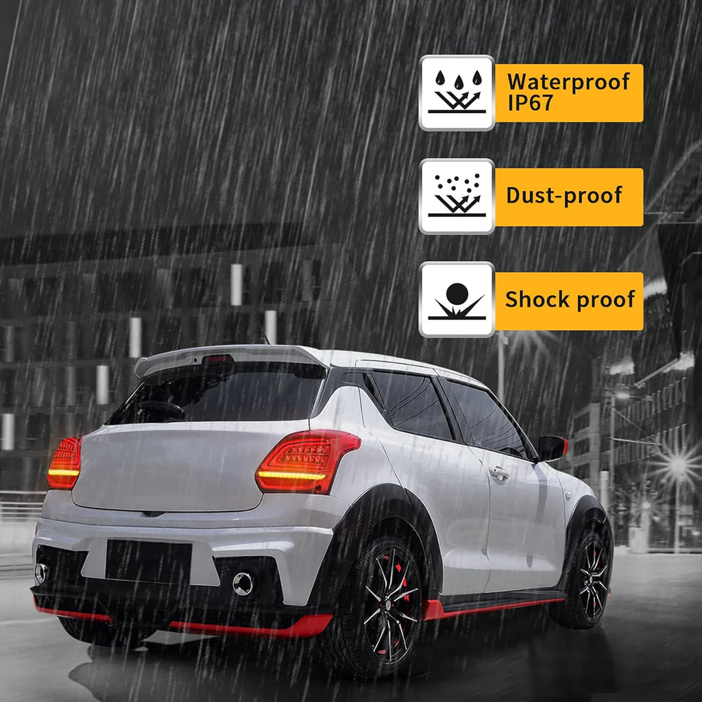 Red Smoke LED Tail Lights for Suzuki Swift L568