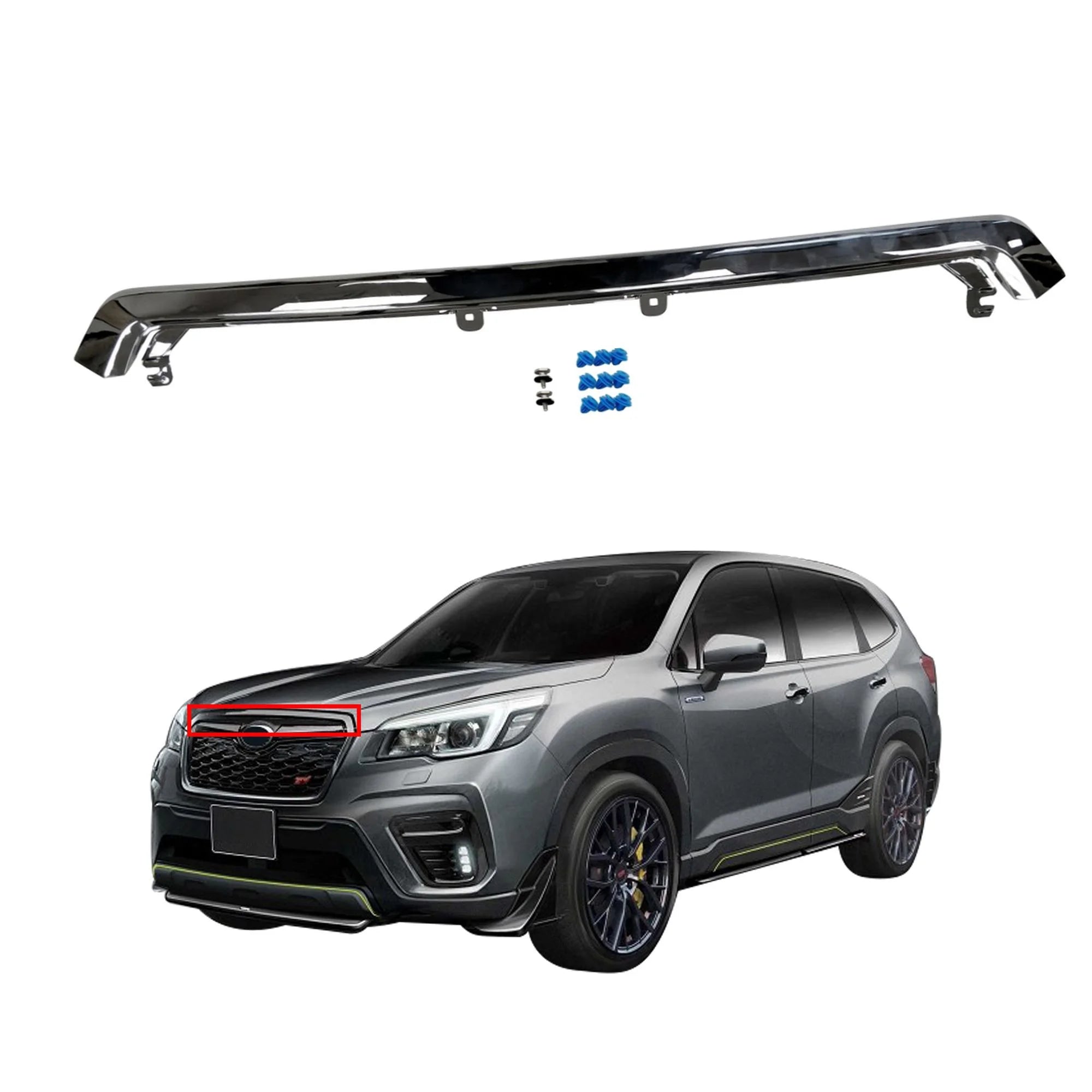 Front Hood Molding Trim Chrome H556996